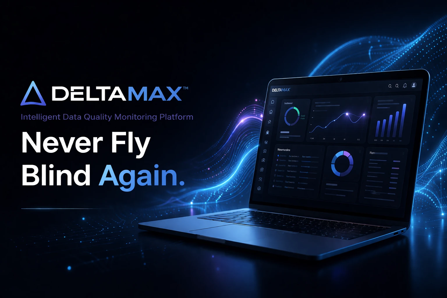 DeltaMax — Intelligent Data Quality Monitoring Platform. Never Fly Blind Again.