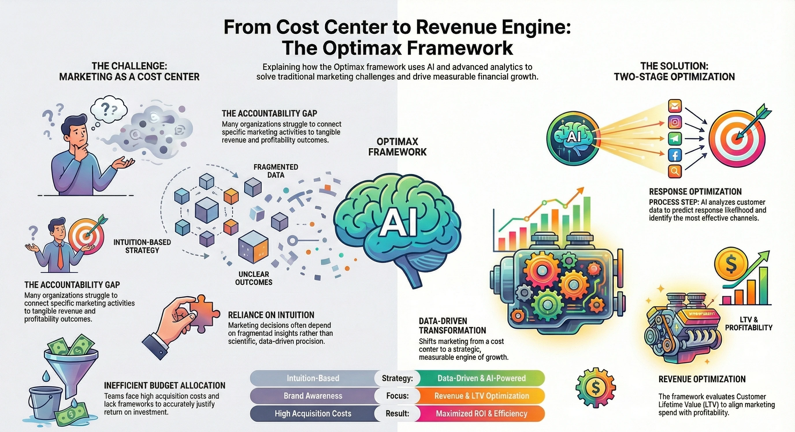 OptiMax conceptual demo — profitability optimization and summary